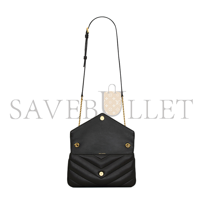 YSL LOULOU TOP-HANDLE IN MATELASSÉ LAMBSKIN 869461AAEAX1000 (25*13*6cm)